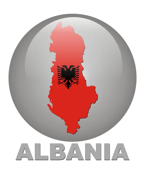 Albánia ország szimbólumai — Stock Fotó