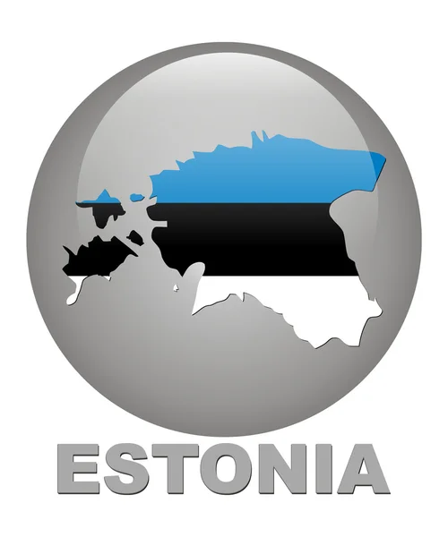 Símbolos do país da Estónia — Fotografia de Stock