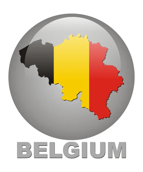 Símbolos de país de Bélgica — Foto de Stock