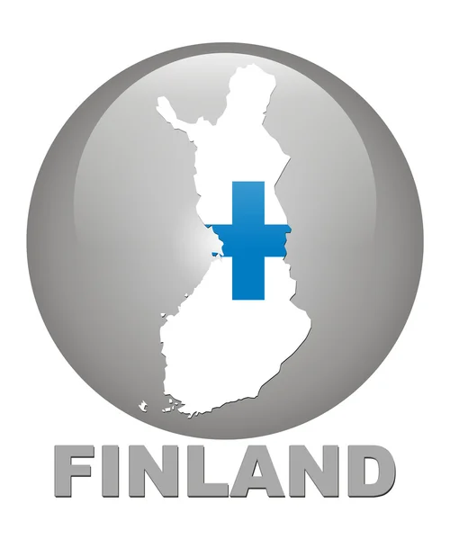 Símbolos do país da Finlândia — Fotografia de Stock