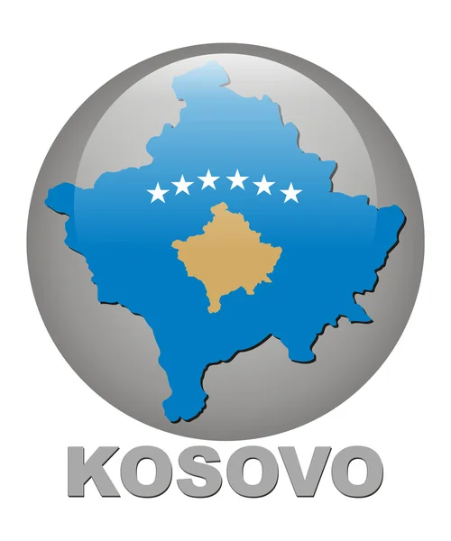Symboles de pays de Kosovo — Photo