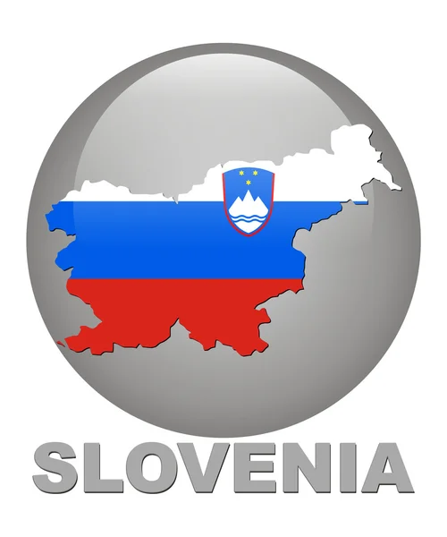 Символами країни Словенія — стокове фото