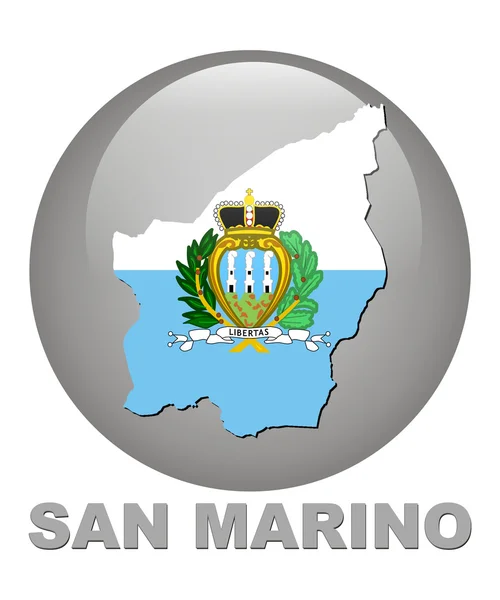 Символами країни, Сан-Марино — стокове фото
