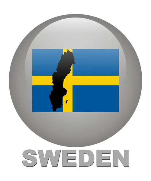 Símbolos do país da Suécia — Fotografia de Stock