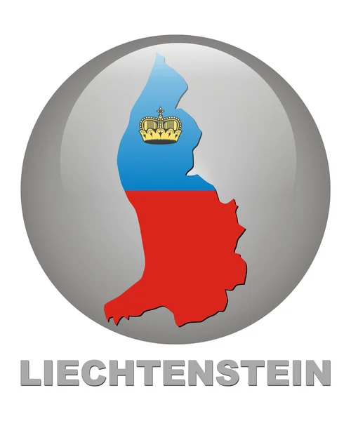 Símbolos de país de Liechtenstein — Foto de Stock
