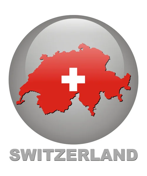 Símbolos do país da Suíça — Fotografia de Stock