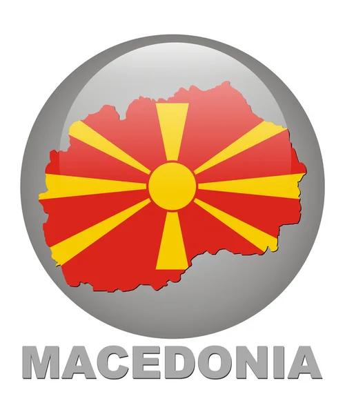 Símbolos do país de Makedonia — Fotografia de Stock