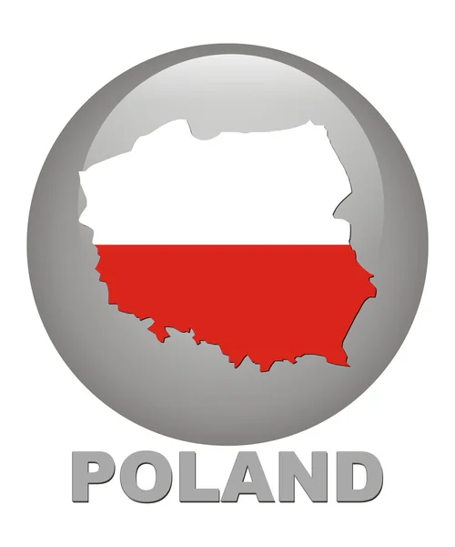 Símbolos de país de Polonia — Foto de Stock