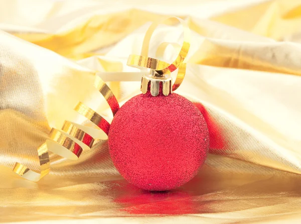 Lysande jul boll — Stockfoto