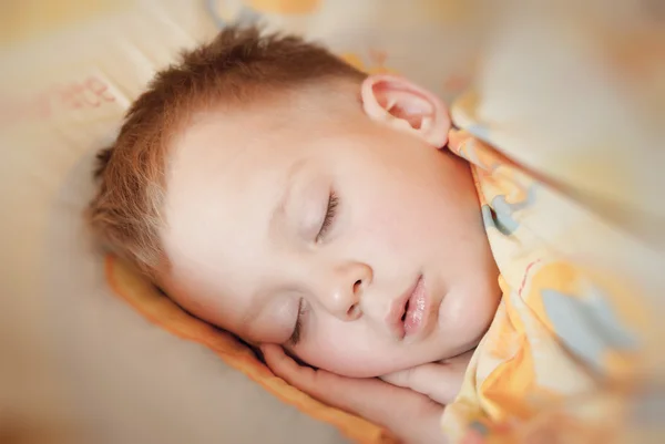 stock image Photo of the pacified sleeping child