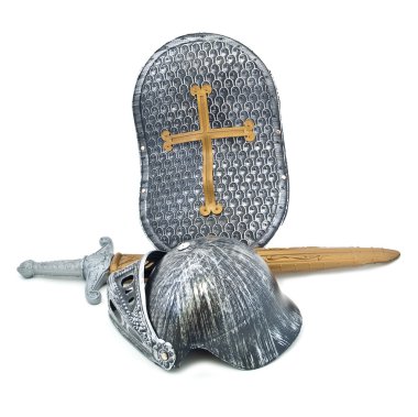 Toy armour of the knight clipart
