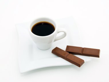 A cup of coffe and chocolate clipart