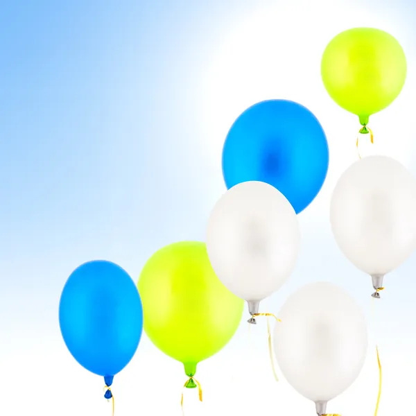 Bakgrund med bilden av ballong — Stockfoto