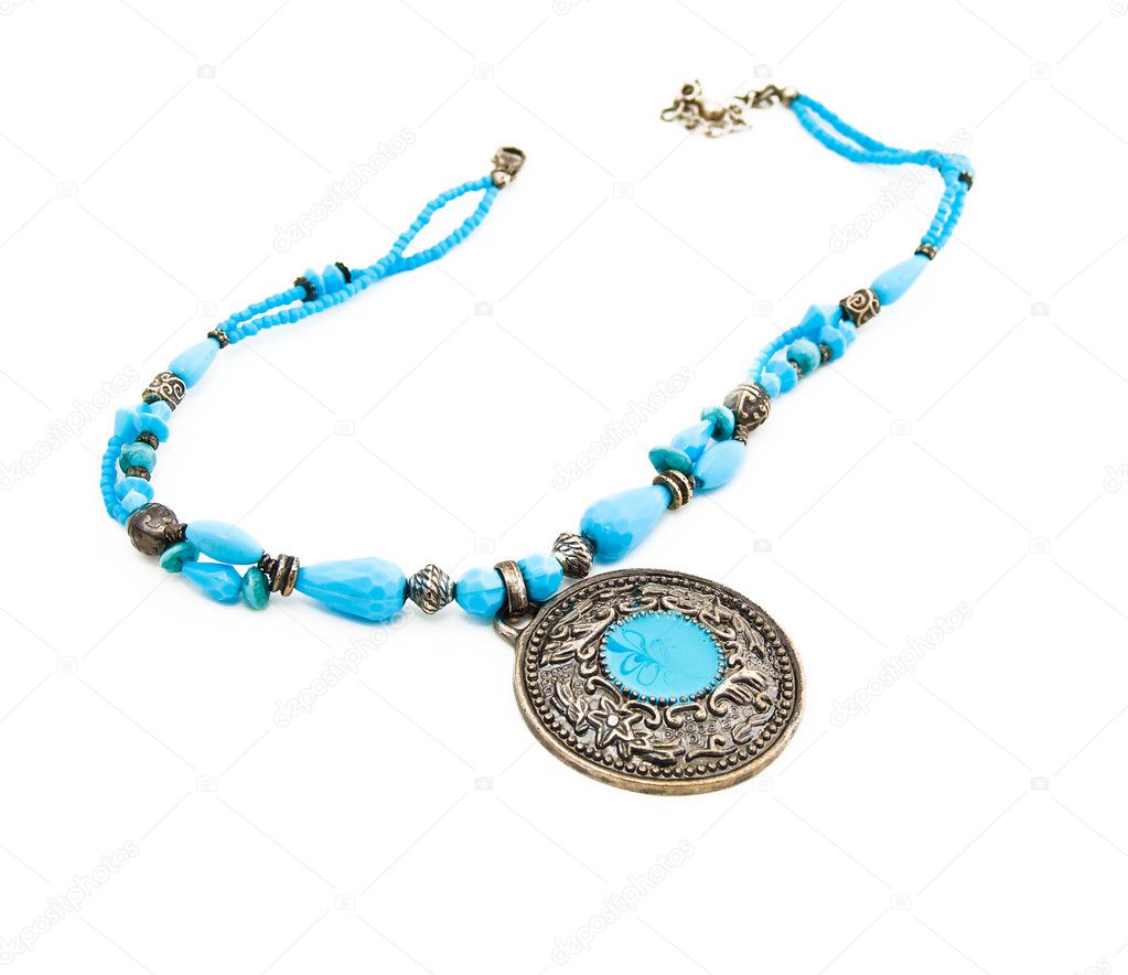 Costume jewellery from turquoise