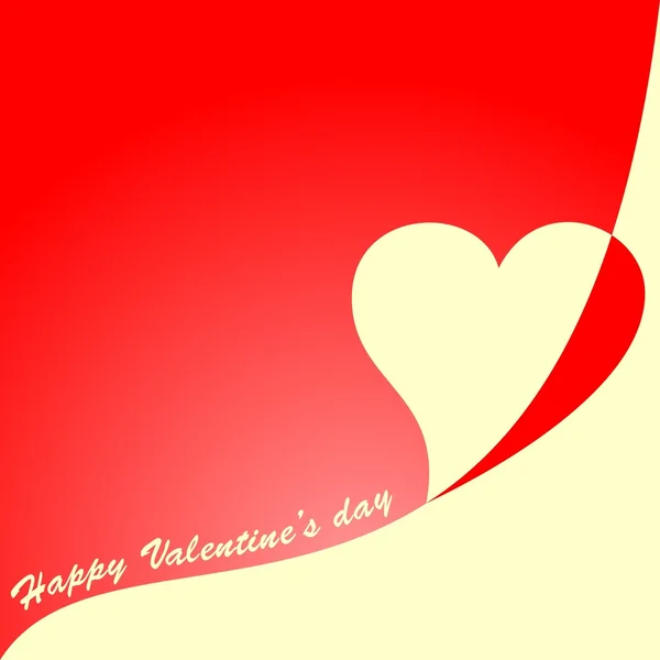 Valentine's Day vector card — Stock Vector