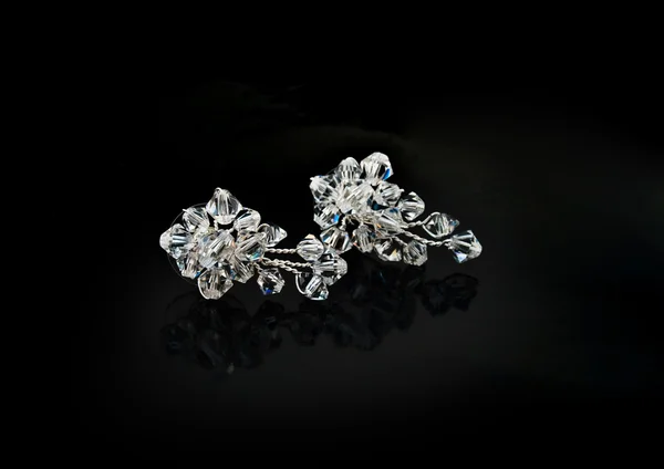 Krásný náhrdelník z krystalů — Stock fotografie