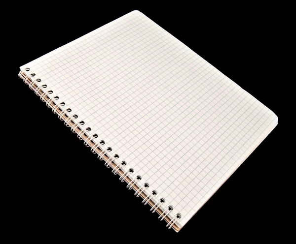 Cuaderno a cuadros limpio — Foto de Stock