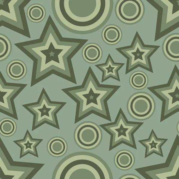 Arrière-plan avec étoiles et cercles — Image vectorielle