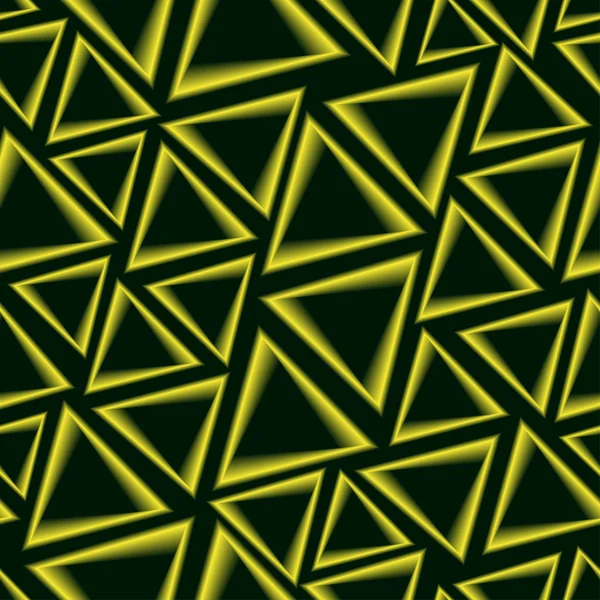 Naadloos patroon met driehoeken — Stockvector