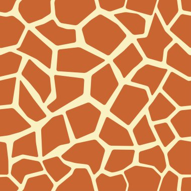 Giraffe skin seamless pattern clipart
