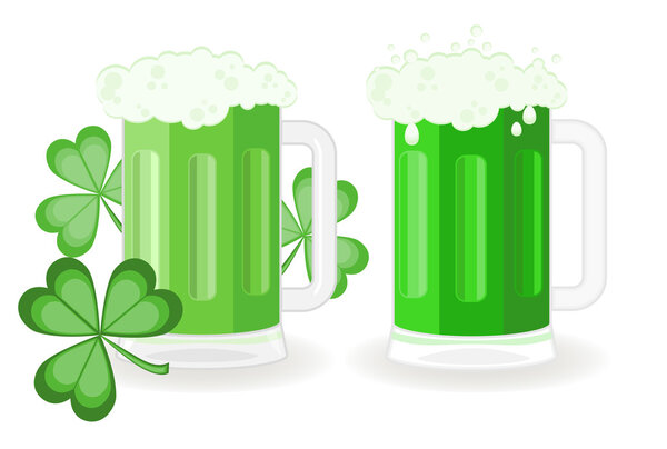 Очки с пивом St Patrick
