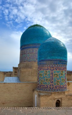 Domes of ancient mausoleum clipart