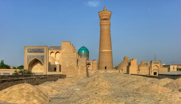O panorama da cidade velha de Bukhara — Fotografia de Stock