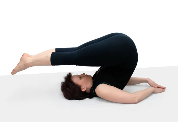 Poses de yoga — Photo