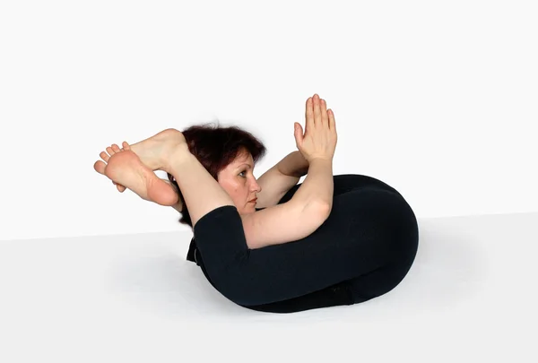 Poses de yoga — Photo