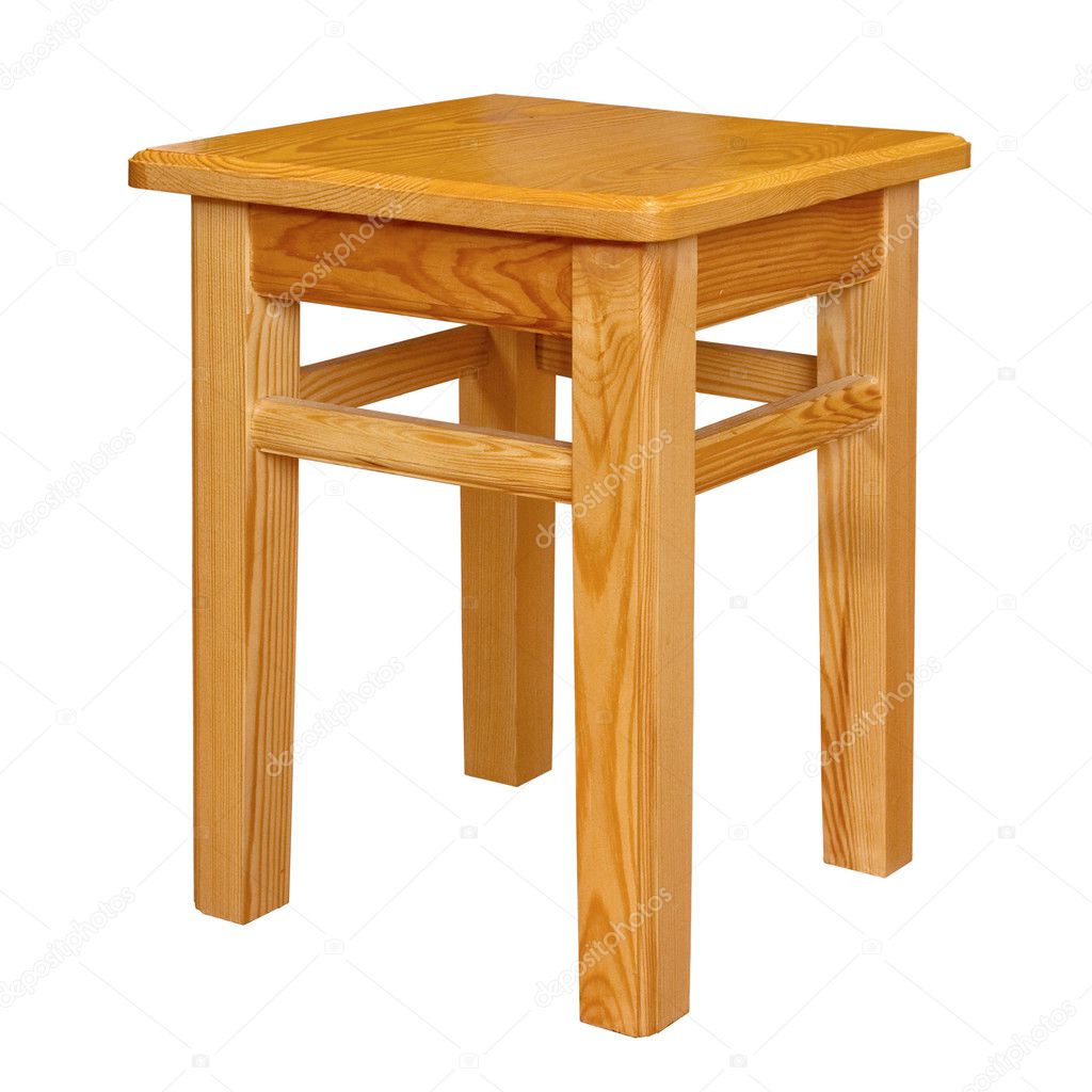 Simple stool isolated