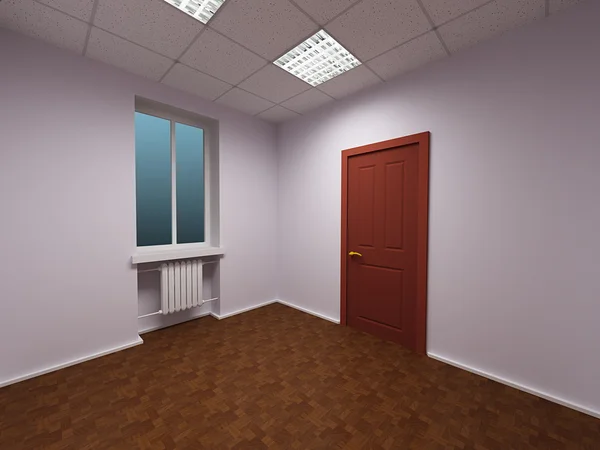 近代的なきれいなオフィス インテリア (3 d) — ストック写真