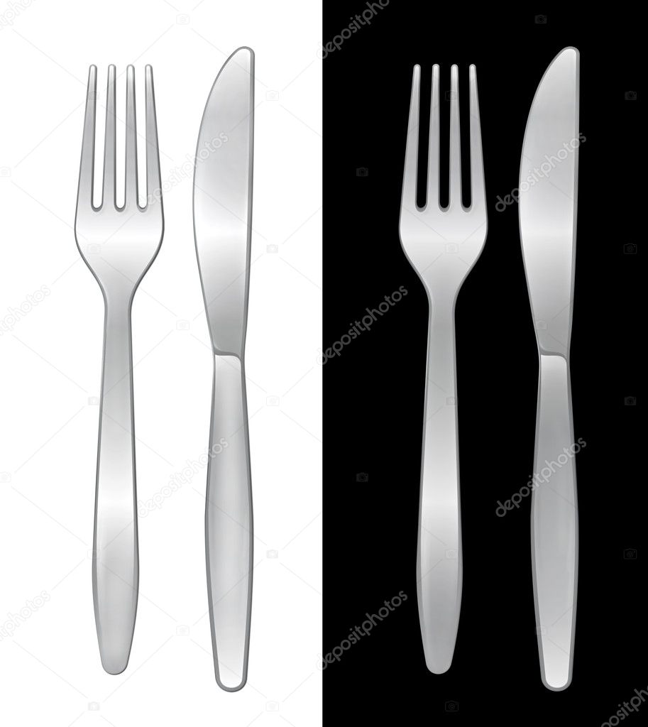 Two cutlery sets