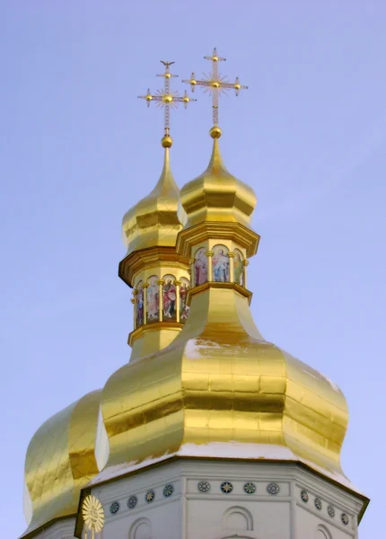 Domes of orthodox church — Stock Photo, Image