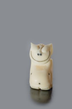 Eskimo figurine of spirit Pillikan clipart