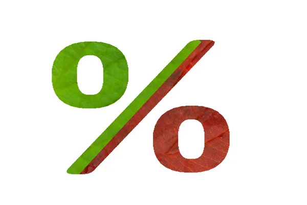 Bio procent — Stockfoto
