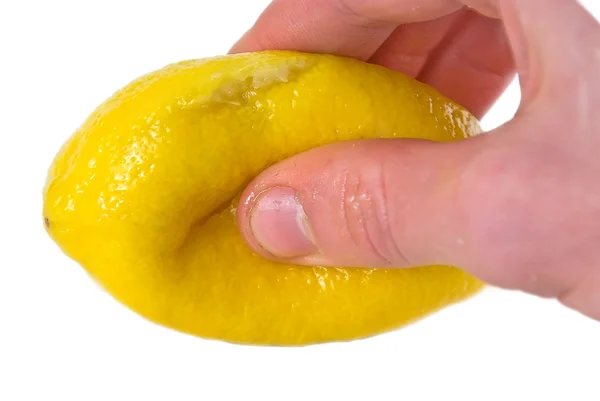 Sıkılmış limon — Stok fotoğraf