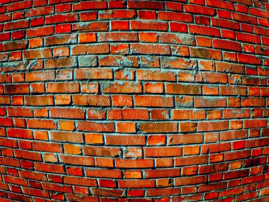 Convex brick wall clipart