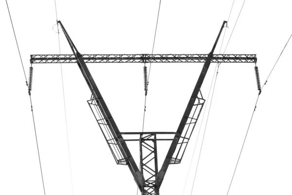 stock image High voltage line