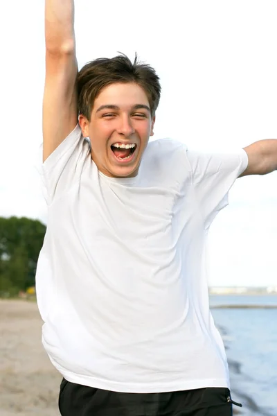 Šťastný teenagera — Stock fotografie