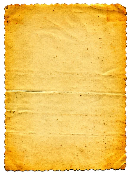 Alte Papierseite — Stockfoto