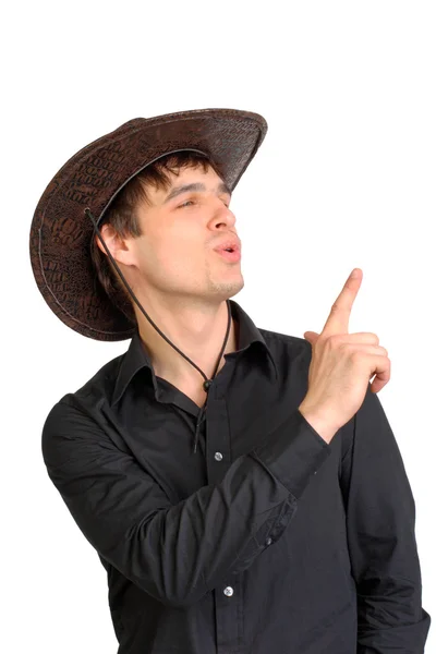 Hombre con sombrero de Stetson —  Fotos de Stock