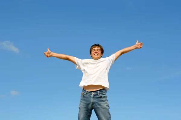 Lycklig tonåring — Stockfoto