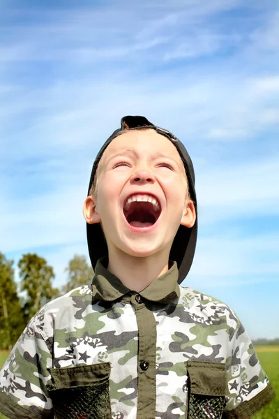 Dziecko krzyczy — Zdjęcie stockowe