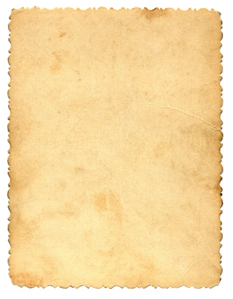 Página de papel antigo — Fotografia de Stock