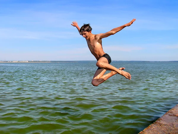 Happy jump — Stock Photo, Image