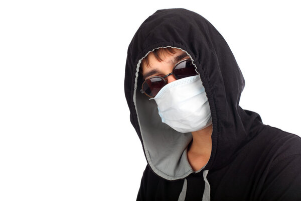 Teenager in the mask