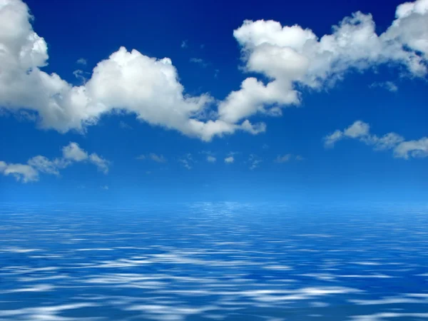 Небо і море — стокове фото