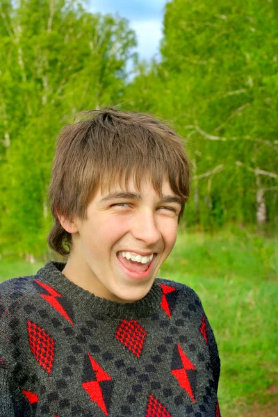 Adolescente riéndose — Foto de Stock