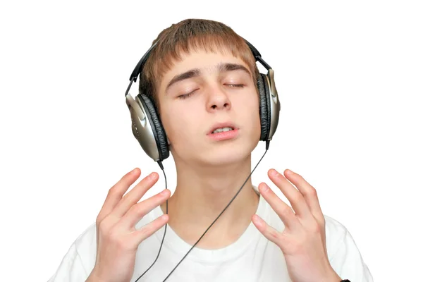 Teenager is singing — Stock Photo, Image