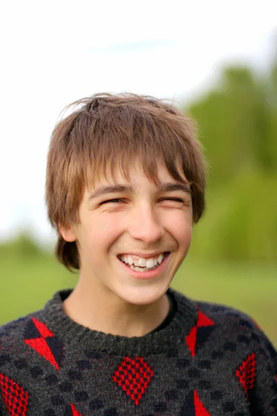 Ευτυχισμένος έφηβος — Φωτογραφία Αρχείου